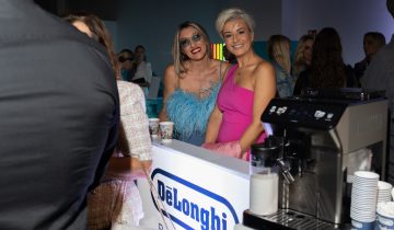 Coffee lovers were delighted with Perfetto drinks at the ELFS fashion show